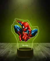 Lampka LED 3D Plexido z Nadrukiem Spiderman - 2