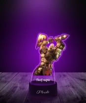 Lampka LED 3D z Nadrukiem UV Borderlands Amon