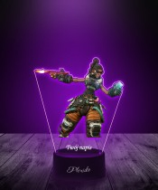 Lampka LED 3D z Nadrukiem UV Borderlands Harlowe