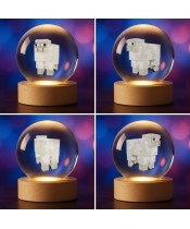 3D Kristallkugel Minecraft Schaf