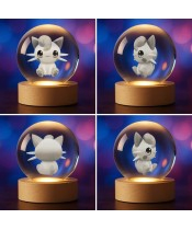 Kryształowa Kulka 3D Pokemon Clefairy