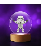 Kryształowa Kulka 3D Star Wars Gwiezdne Wojny Szturmowiec