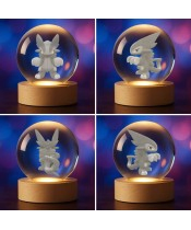 Kryształowa Kulka 3D Pokemon Salamance