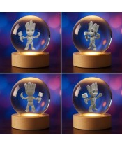 Kryształowa Kulka 3D Strażnicy Galaktyki Marvel Groot