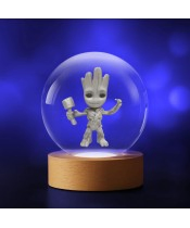 Kryształowa Kulka 3D Strażnicy Galaktyki Marvel Groot