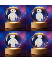 Kryształowa Kulka 3D Wielka Szóstka Baymax