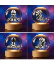 Crystal Ball 3D IA Künstliche Intelligenz KI