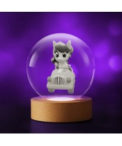 My Little Pony 3D Crystal Ball Horse in Car