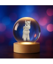 Crystal Ball 3D Horse Pony