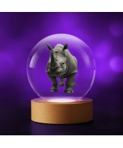 Crystal Ball 3D Horse Pony