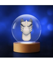 3D Crystal Ball Chinese Dragon