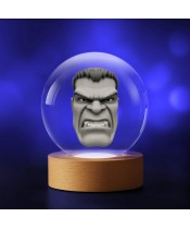 Kryształowa Kulka 3D Hulk Marvel Avengers