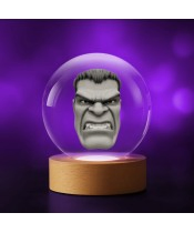 Kryształowa Kulka 3D Hulk Marvel Avengers