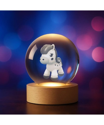 Kristallkugel 3D Pony Pferd...