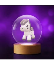 Crystal Ball 3D Pony Horse Horse