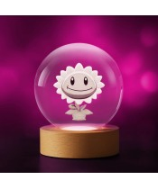3D Crystal Ball Sun Flower Sunflower