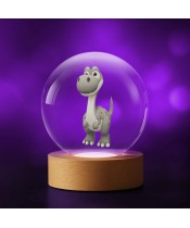 Kryształowa Kulka 3D Dinozaur Dino