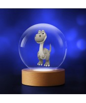 Kryształowa Kulka 3D Dinozaur Dino