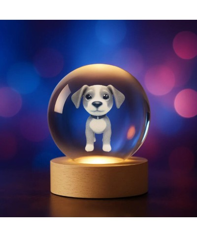 3D Kristallkugel Hundewelpe