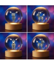 Kryształowa Kulka 3D Pokemon Flareon