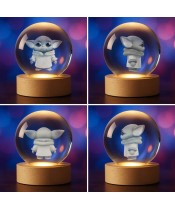 3D Crystal Ball Star Wars Mandalorian Baby Yoda Grogu