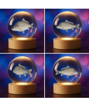 Kryształowa Kulka 3D Ryba Karp