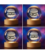Kryształowa Kulka 3D Burger Burgerownia Kanapka