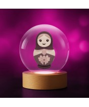 3D Crystal Ball Matryoshka