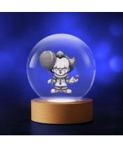 3D Crystal Ball Pennywise the Clown