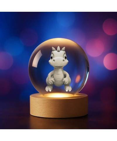 Crystal Ball 3D Dinosaur Dino