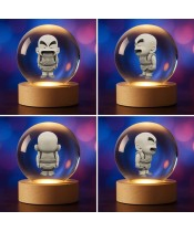 3D-Kristallkugel Krillin Dragon Ball