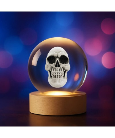 Kristallkugel 3D Totenkopf...