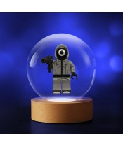 Crystal Ball 3D Squid Game Circle Staff