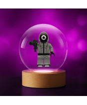 Crystal Ball 3D Squid Game Circle Staff