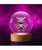 3D-Kristallkugel Guardians of the Galaxy Groot Marvel