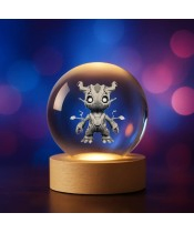 3D-Kristallkugel Guardians of the Galaxy Groot Marvel
