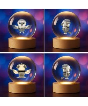 3D Crystal Ball Bird Parrot