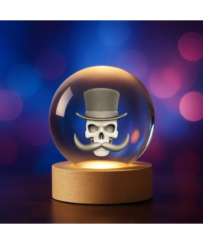 Kristallkugel 3D Totenkopf...
