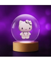 Kryształowa Kulka 3D Hello Kitty
