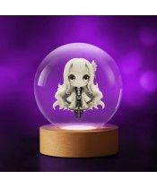 Kristallkugel 3D Chibi Emilia Re:Zero