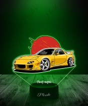 3D-LED-Lampe mit UV-Druck Auto Mazda Rx