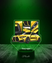 Lampka LED 3D z Nadrukiem UV Samochód BMW M4
