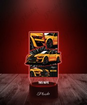 Lampka LED 3D z Nadrukiem UV Samochód Ford Mustang