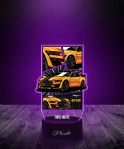 Lampka LED 3D z Nadrukiem UV Samochód Ford Mustang