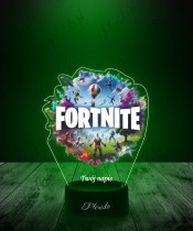 Lampka LED 3D z Nadrukiem UV Fortnite