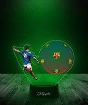 Lampka LED 3D z Nadrukiem Piłkarz FC Barcelona