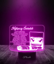 3D Plexido LED Lamp Gift for the Witness Wedding Witness