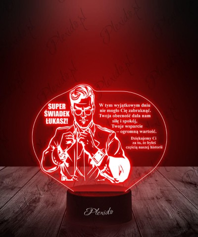 Lampka LED 3D Plexido...