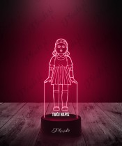 Lampka LED 3D Plexido Squid Game Lalka Young Hee