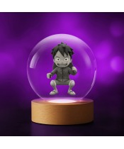 One Piece Ruffy 3D-Kristallkugel